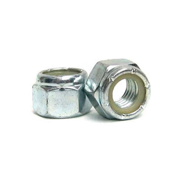 Nylon Insert Lock Nut, M6-1, 18-8 Stainless Steel, Not Graded